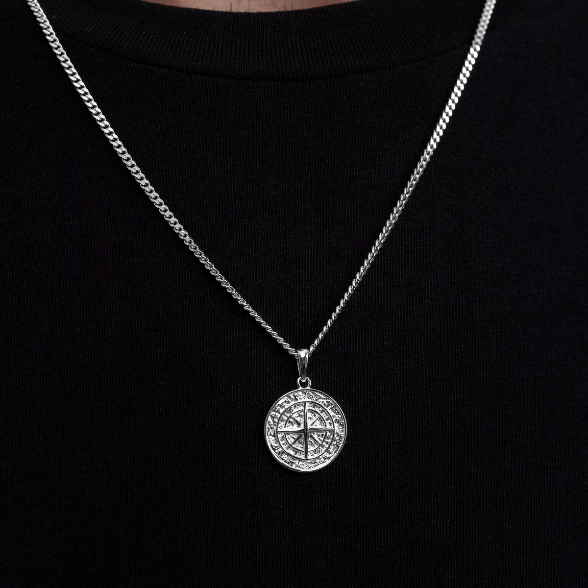 COLLAR MEDALLÓN PLATA 925 🩶✨