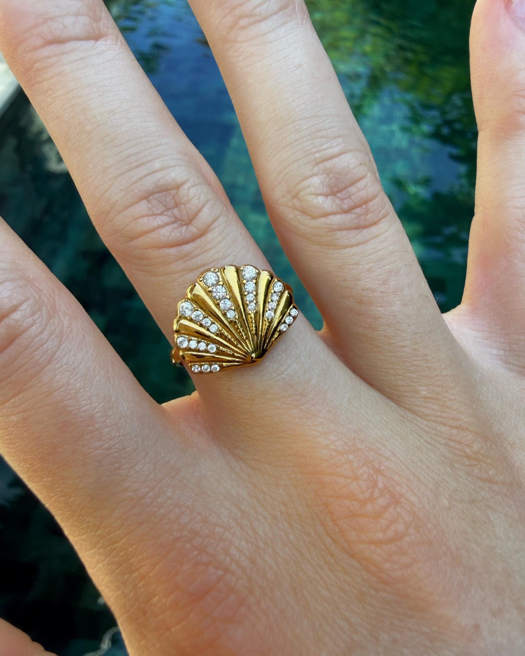 Anillo concha ✨