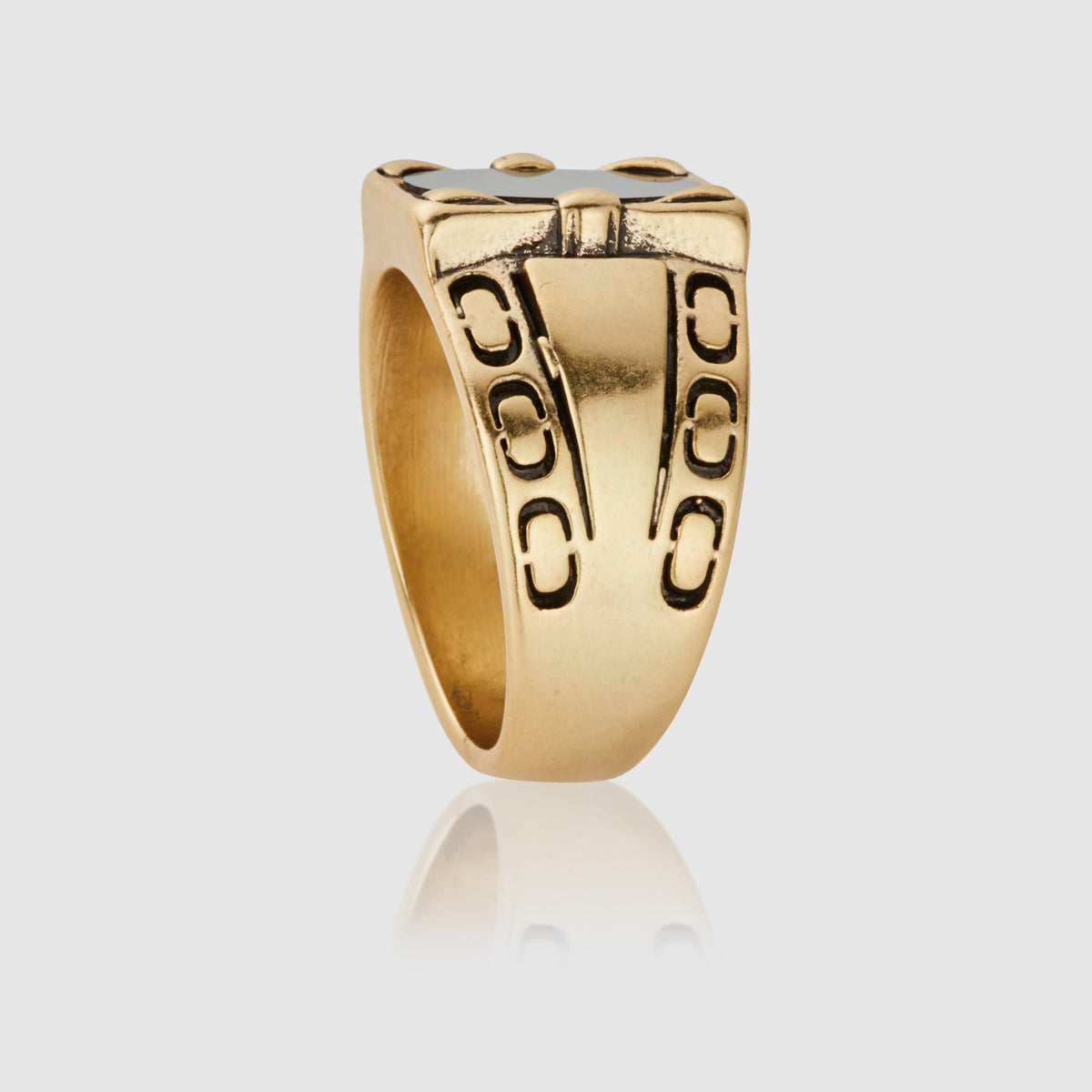 ANILLO ÓNIX BLACK 18K 🖤✨