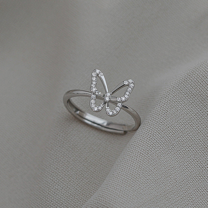 Anillo de moda mariposa