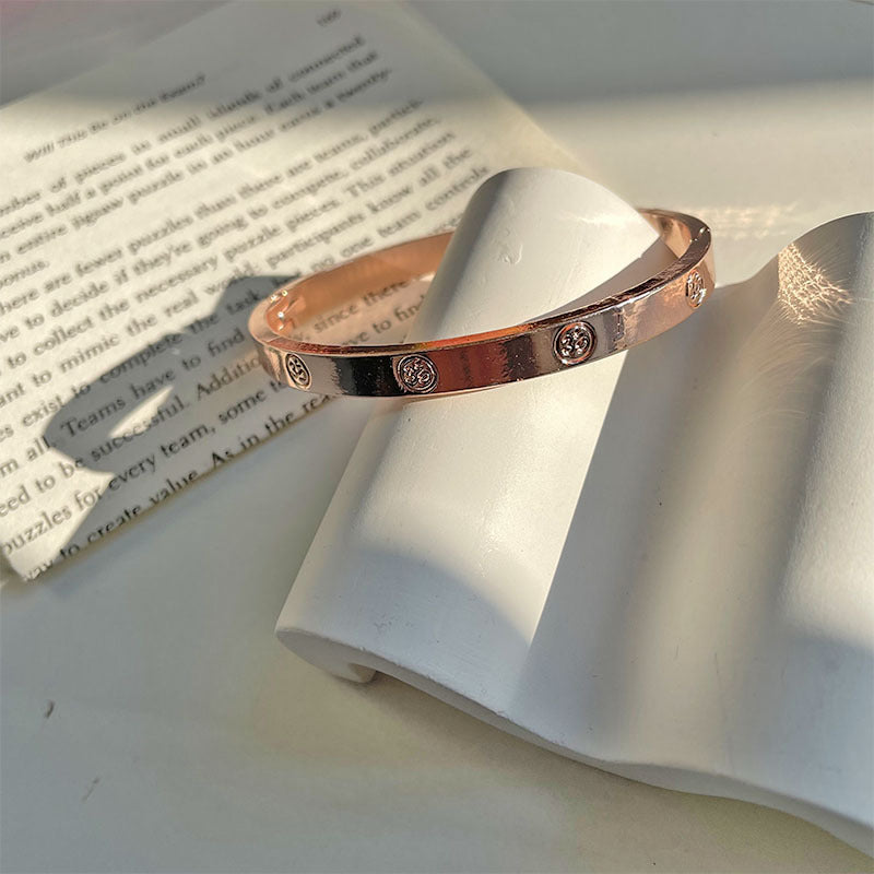 Pulsera de Aleación Simple para Moda Femenina