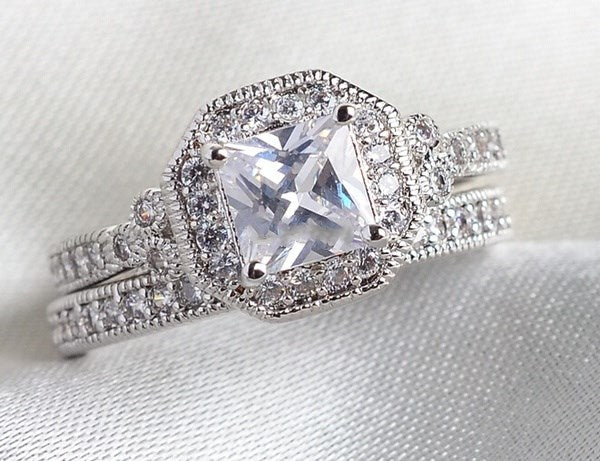 Anillo de Diamante, Anillo de Compromiso, Anillo con Piedras