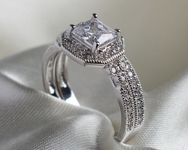 Anillo de Diamante, Anillo de Compromiso, Anillo con Piedras