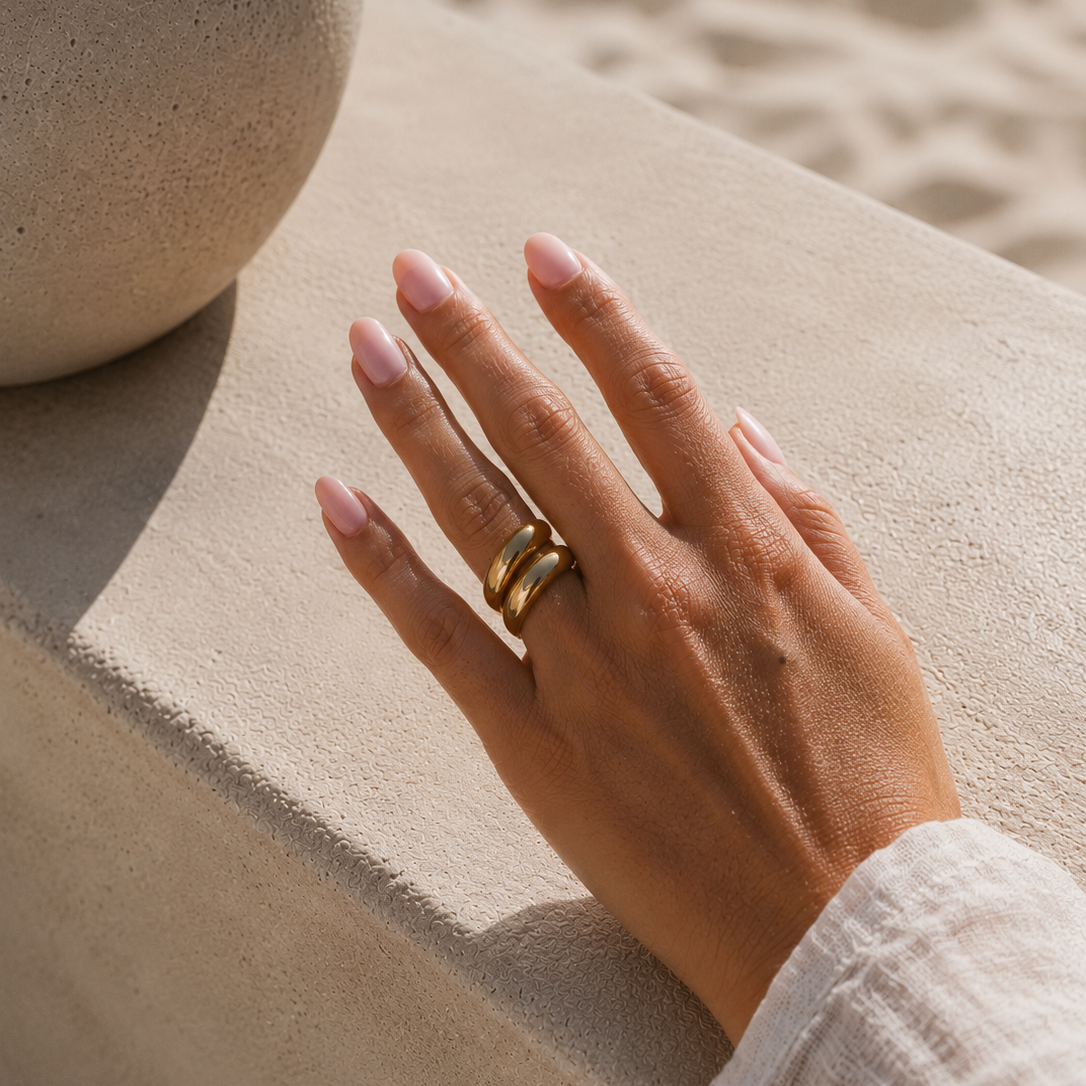 Anillo Aura Dorado.