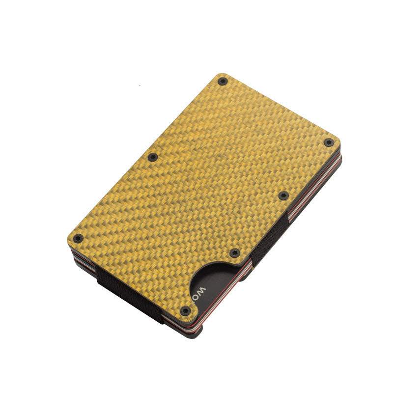 Cartera y Tarjetero de Fibra de Carbono con Bloqueo RFID