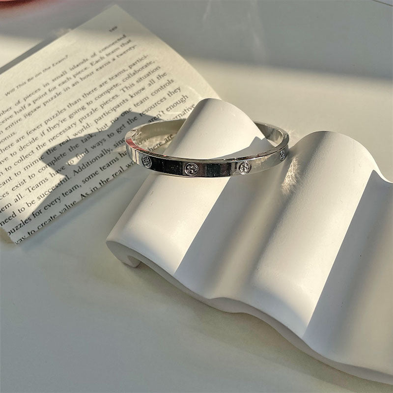 Pulsera de Aleación Simple para Moda Femenina