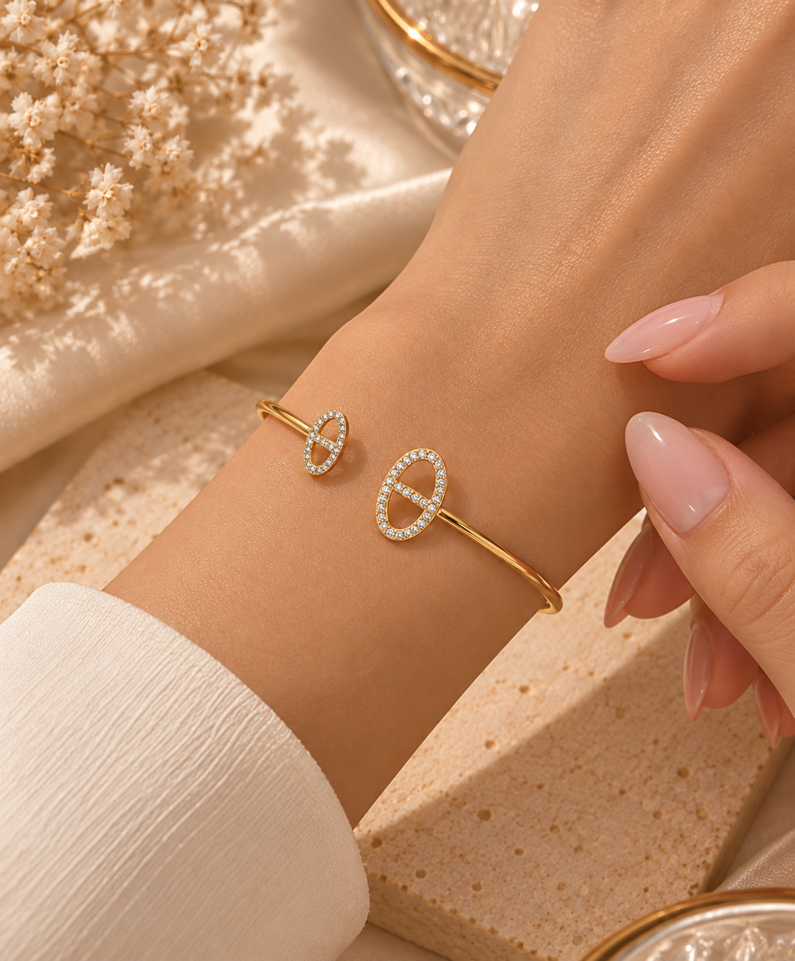 Brazalete Dorado Éclat