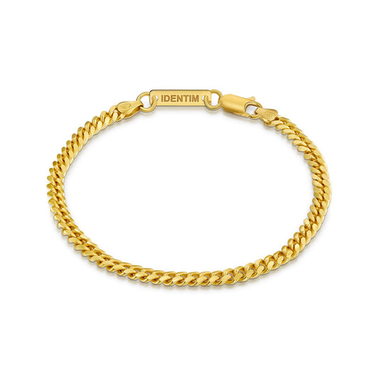 Pulsera Cubana 925 Dorada ✨