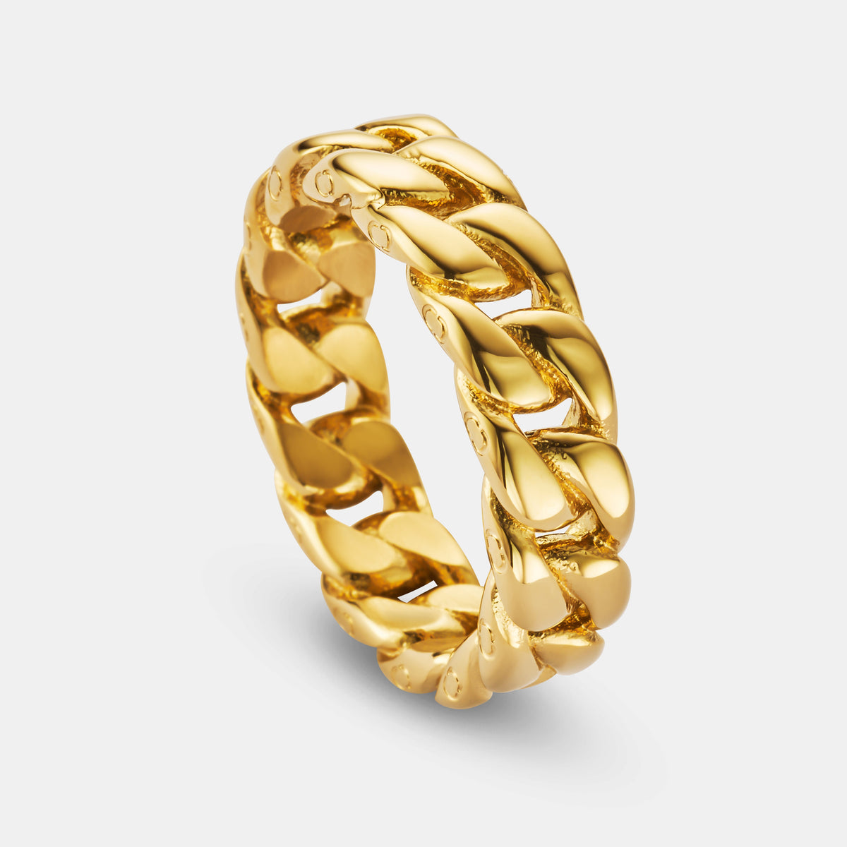 ANILLO CUBAN ORO 18K ⛓️✨