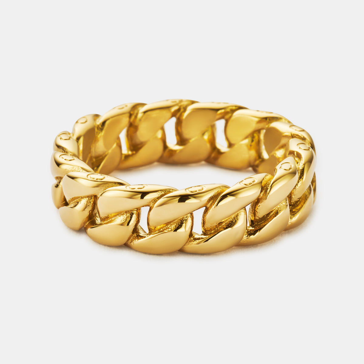 ANILLO CUBAN ORO 18K ⛓️✨