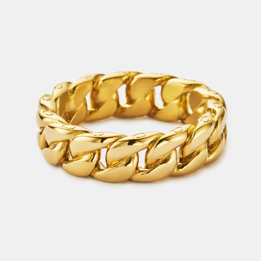 ANILLO CUBAN ORO 18K ⛓️✨