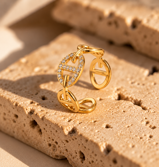 ANILLO ESLABÓN MARINO ✨