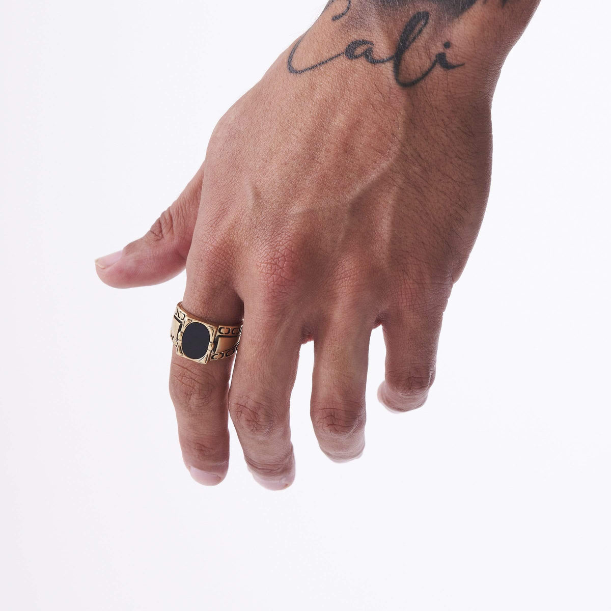 ANILLO ÓNIX BLACK 18K 🖤✨