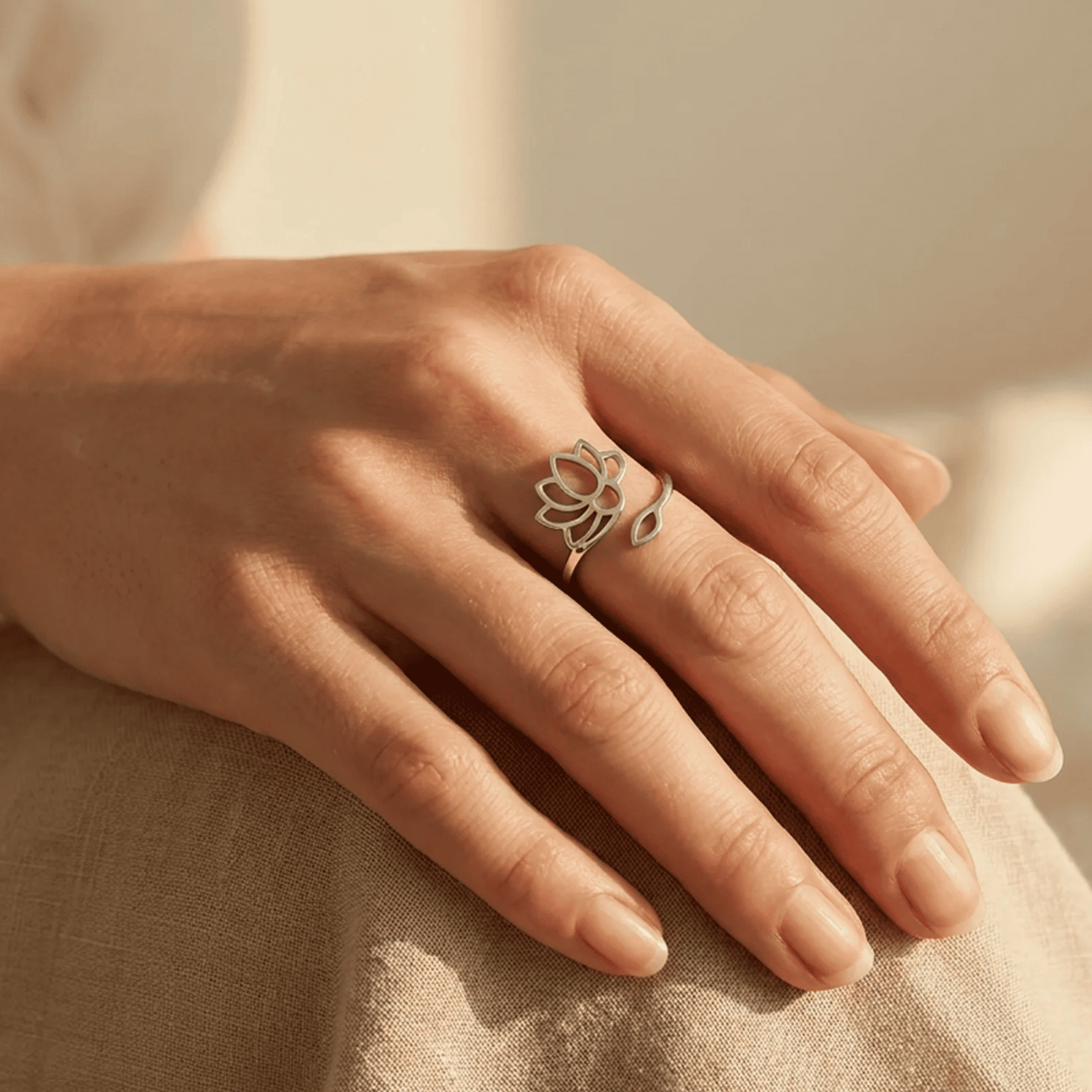 ANILLO FLOR DE LOTO 🪷✨