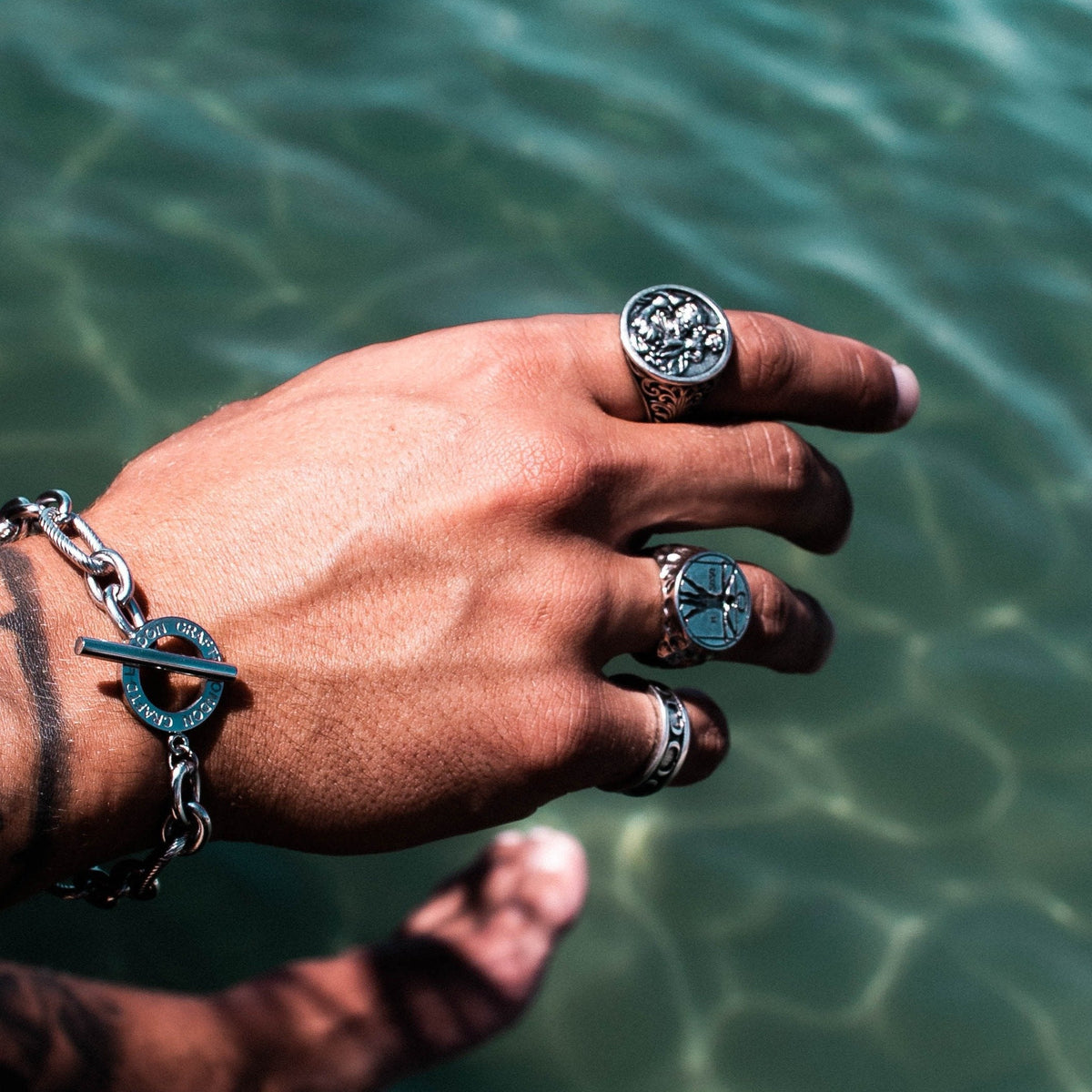 ANILLO SAN CRISTÓBAL PLATA ✝️🛡️