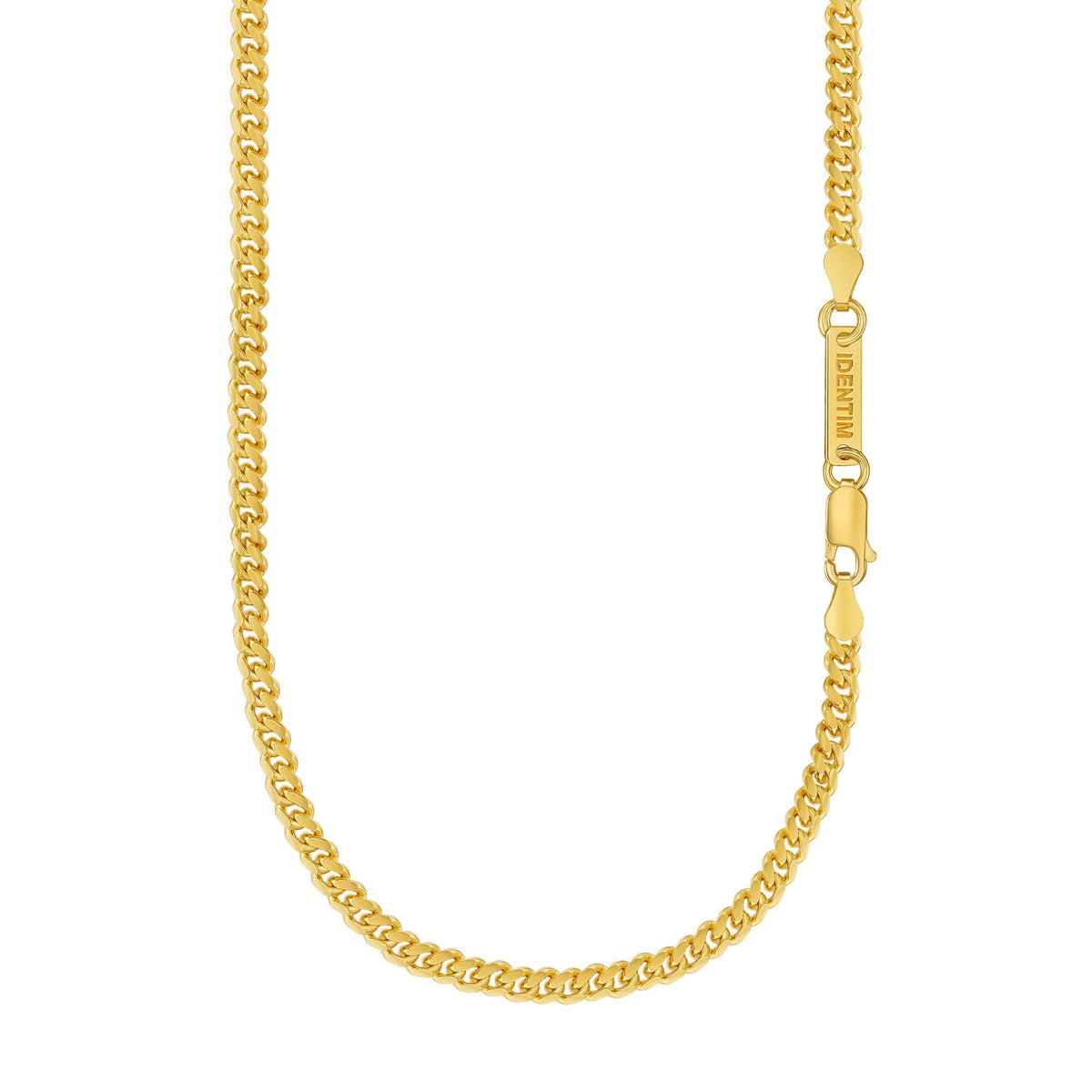 CADENA CUBANA 4 MM ORO 18K ⛓️✨