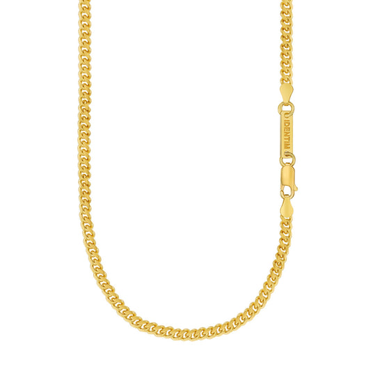 CADENA CUBANA 4 MM ORO 18K ⛓️✨