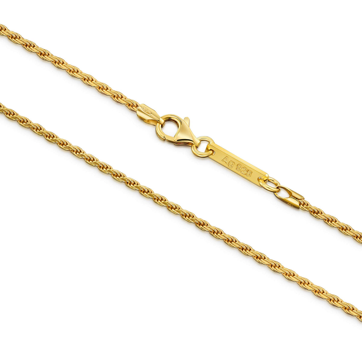 CADENA ROPE 2 MM ORO 18K ⛓️✨