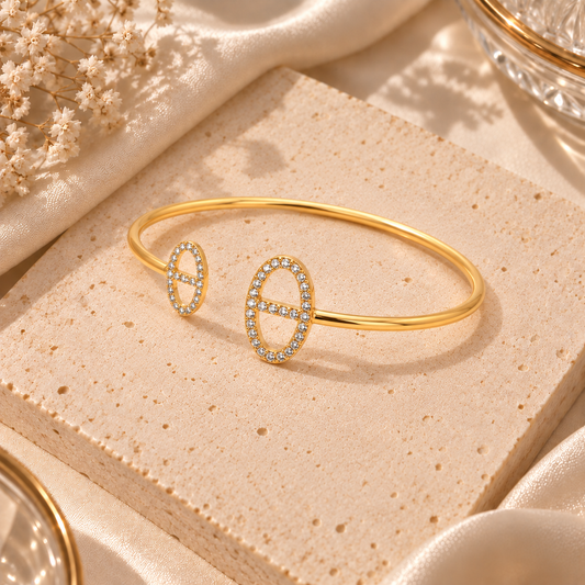 Brazalete Dorado Éclat