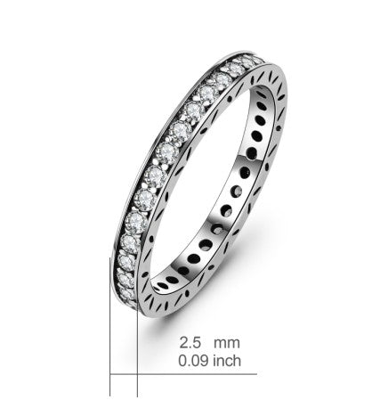 Anillo de Joyería de Plata Esterlina 925