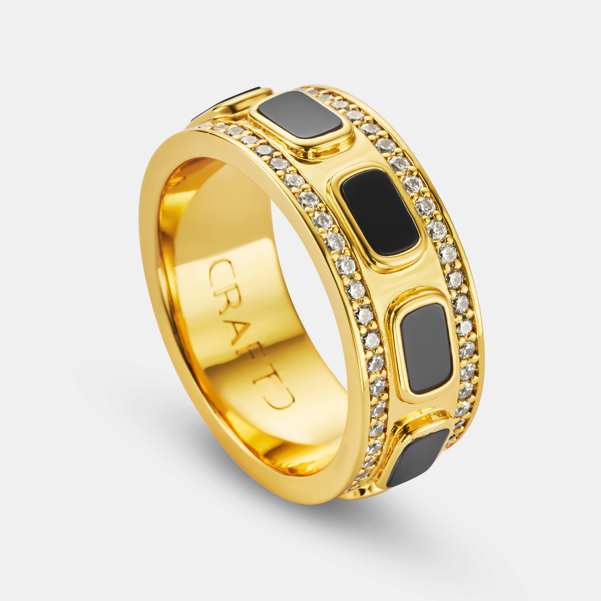 ANILLO ONYX GOLD 18K 🖤✨