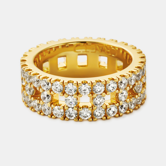 ANILLO FULL SHINE 18K 💎✨