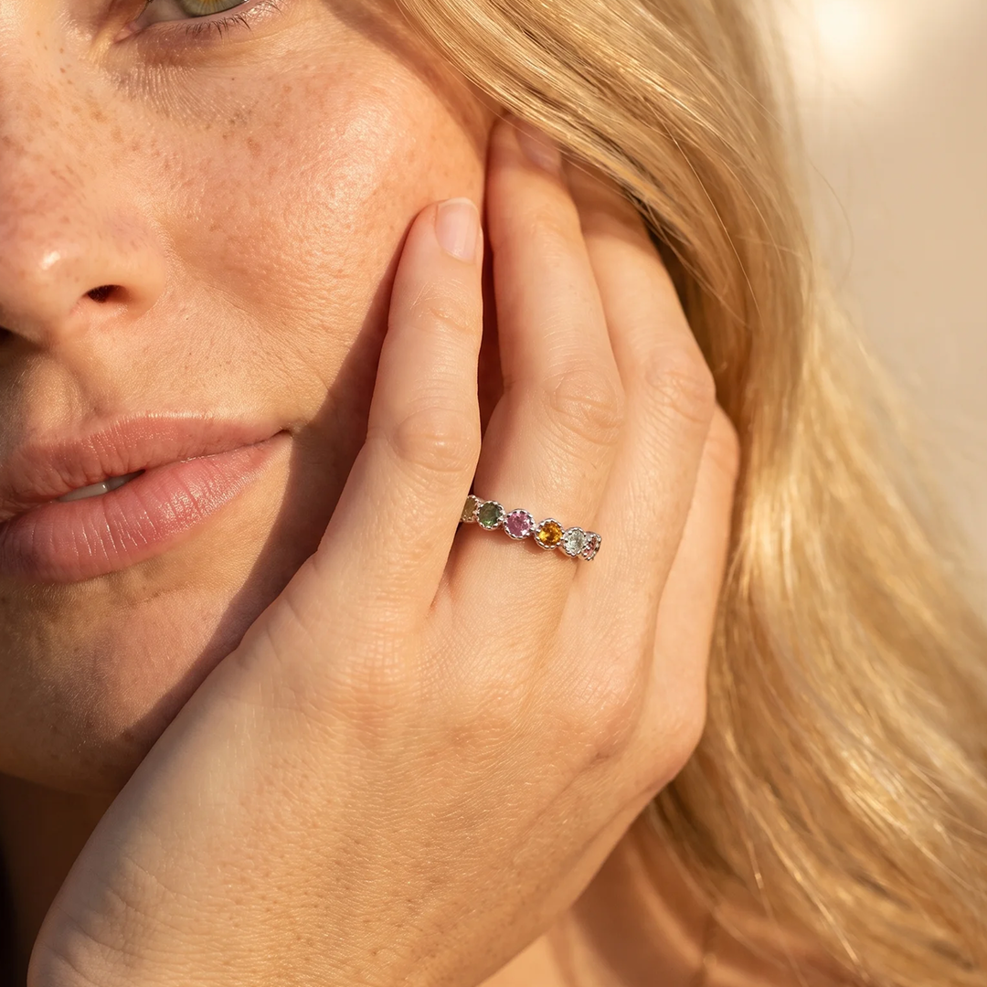 ANILLO MANGALA DE TURMALINAS 🌸