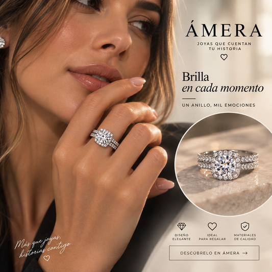 Anillo de Diamante, Anillo de Compromiso, Anillo con Piedras