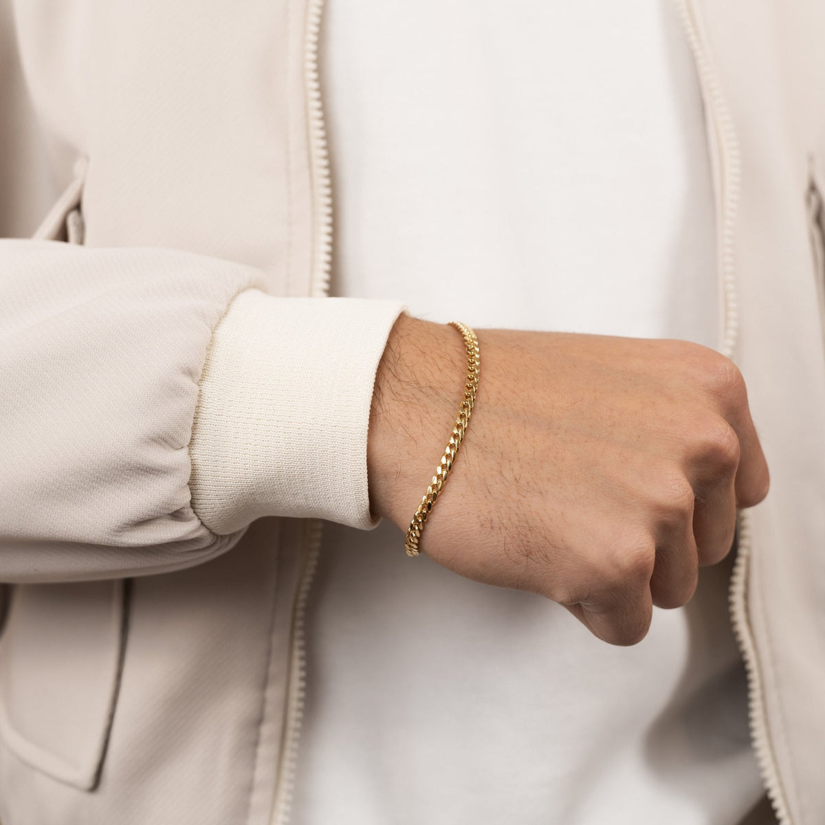 Pulsera Cubana 925 Dorada ✨